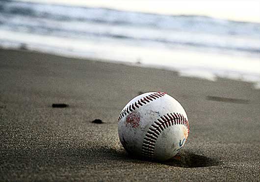 Baseball on Cocoa Beach Florida