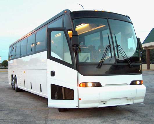 Bus used for baseball spring training Florida 
